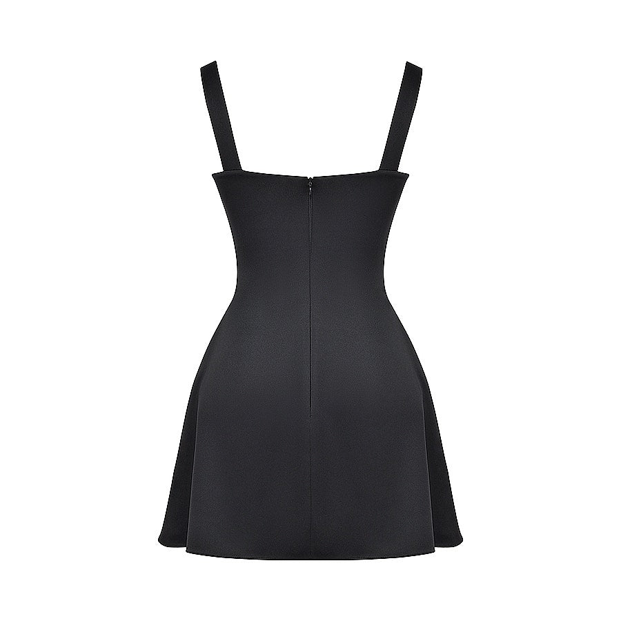 House of CB Kara Black Mini Dress
