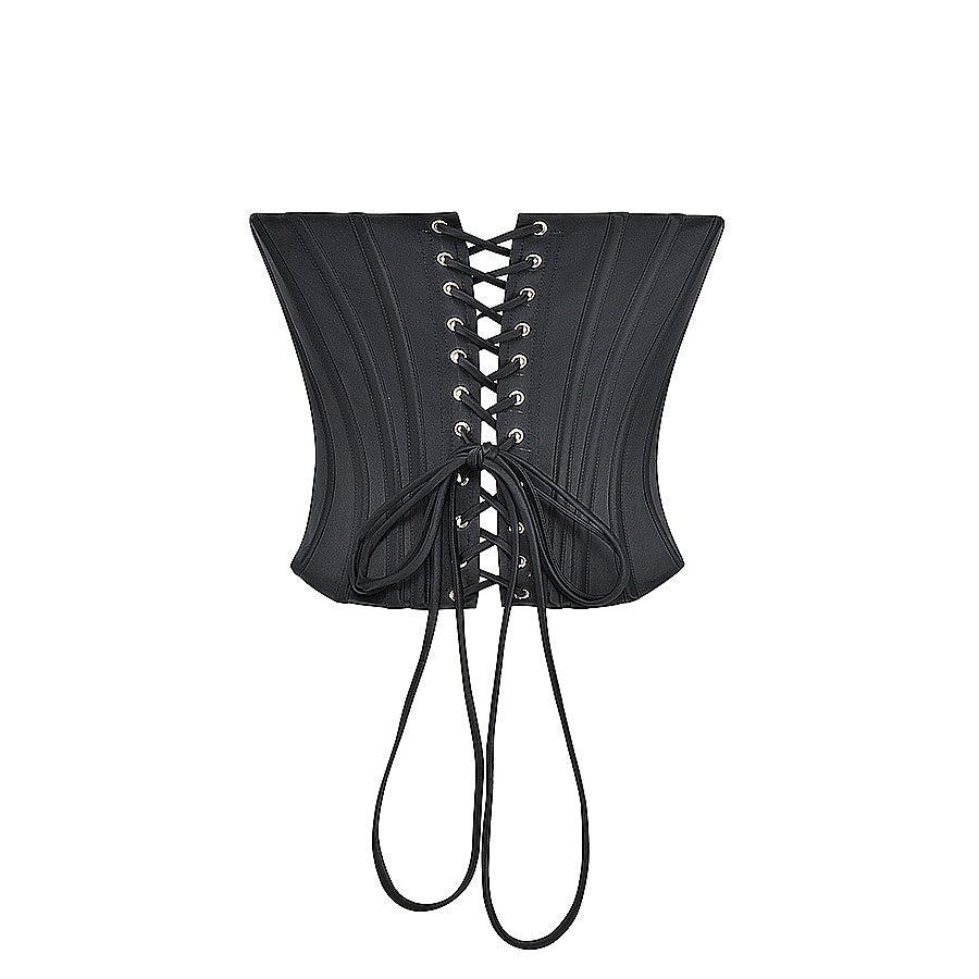 House of CB Genevieve Black Lace Back Corset