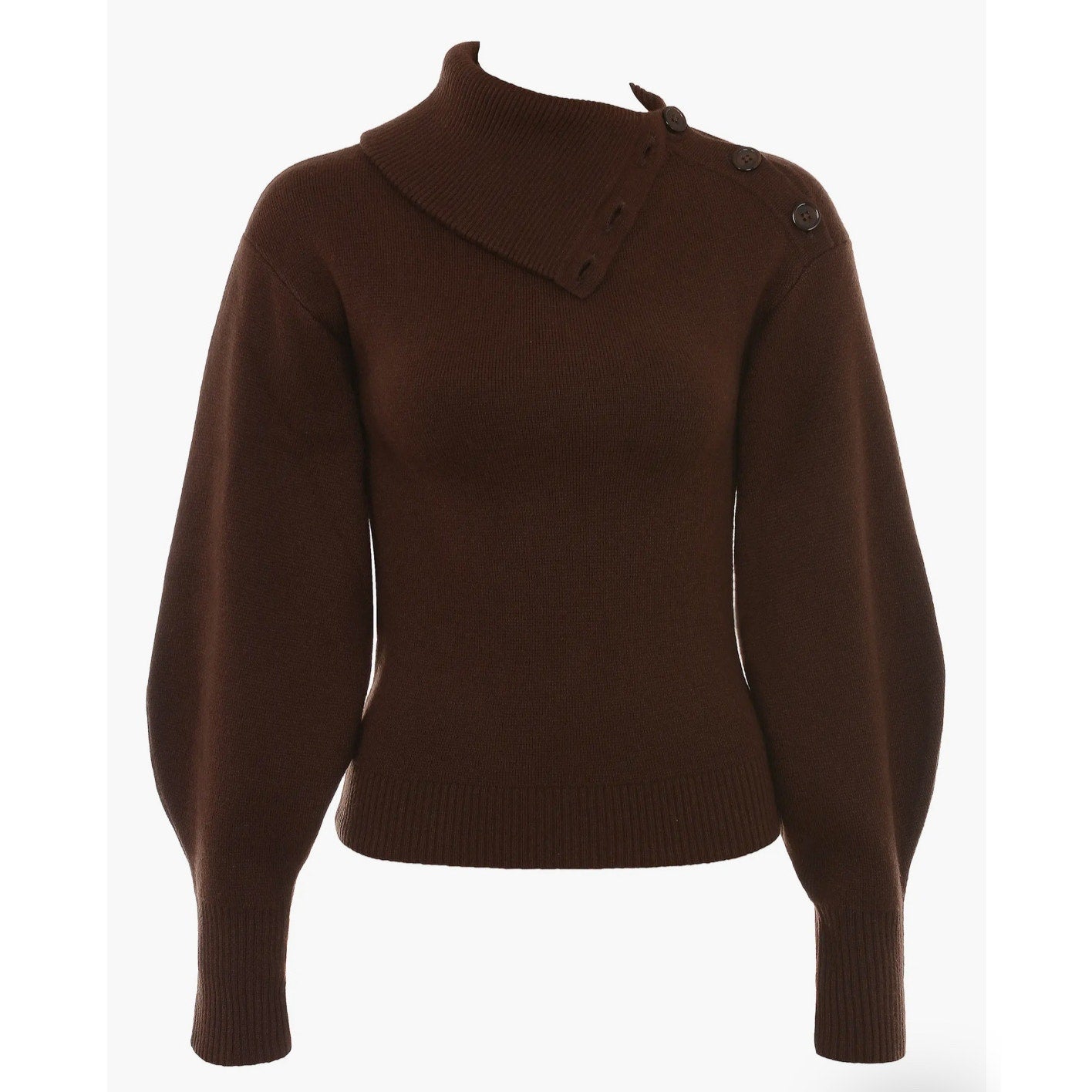 x Adelita Split Cowl Neck Sweater
