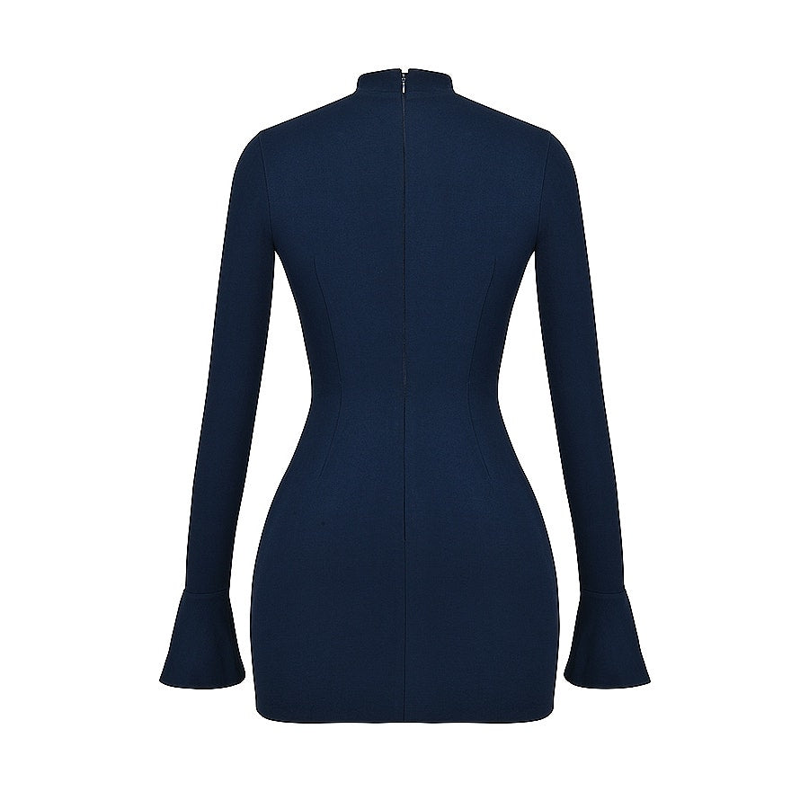 House of CB Mahalia navy mini dress