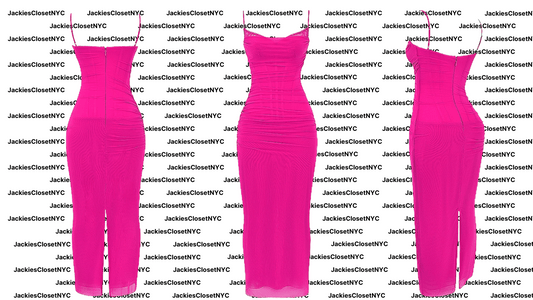 Nalini Fuchsia Maxi Dress
