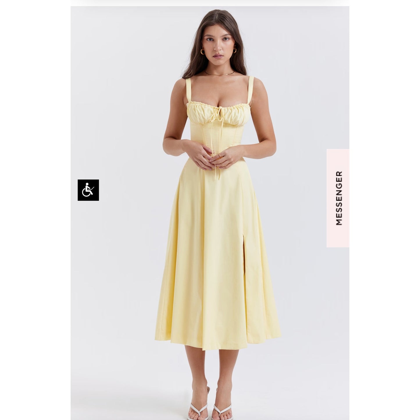 Carmen Buttercup Bustier Sundress House of CB Authentic