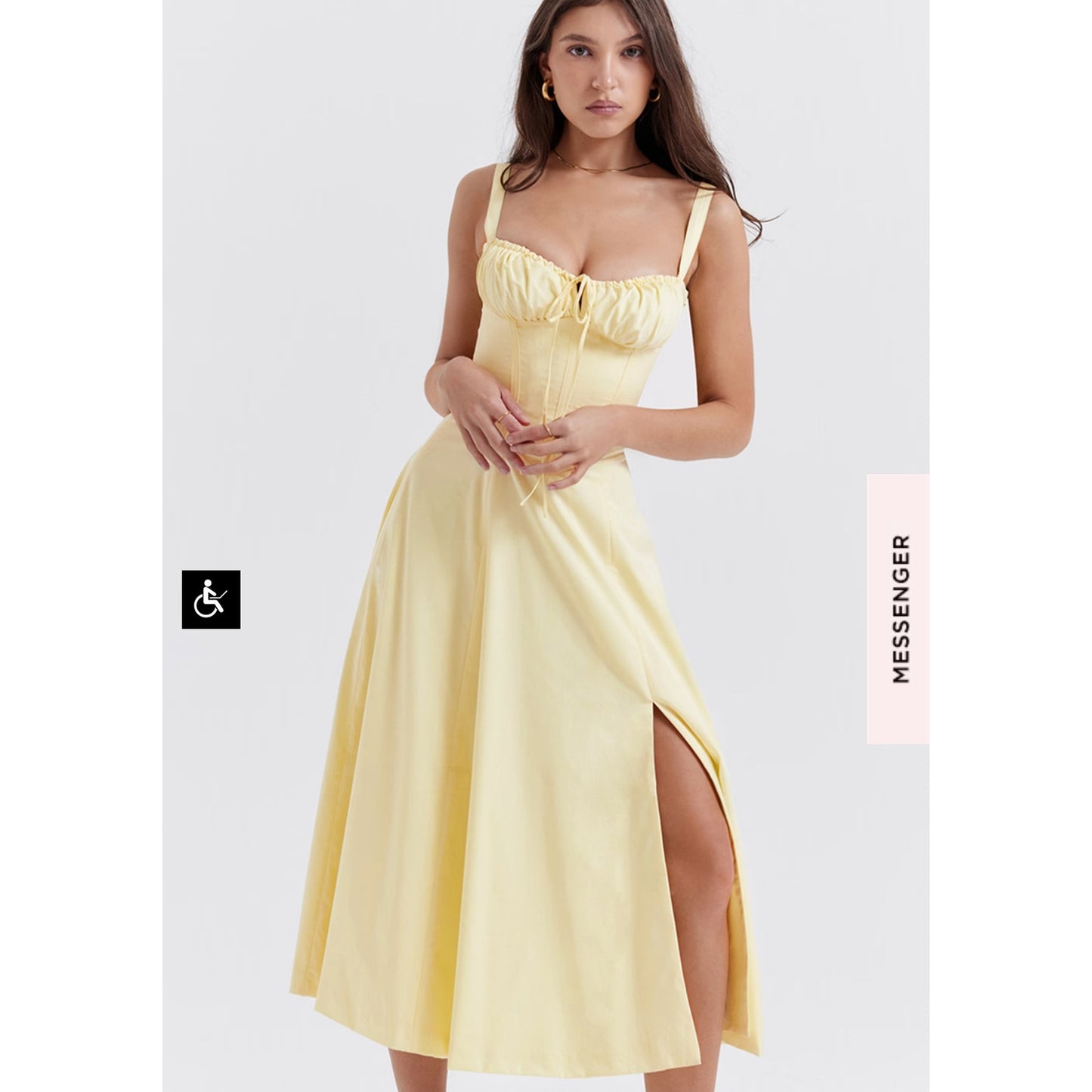 Carmen Buttercup Bustier Sundress House of CB Authentic