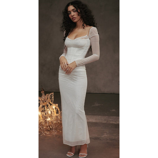 KATARINA House of CB WHITE MAXI DRESS