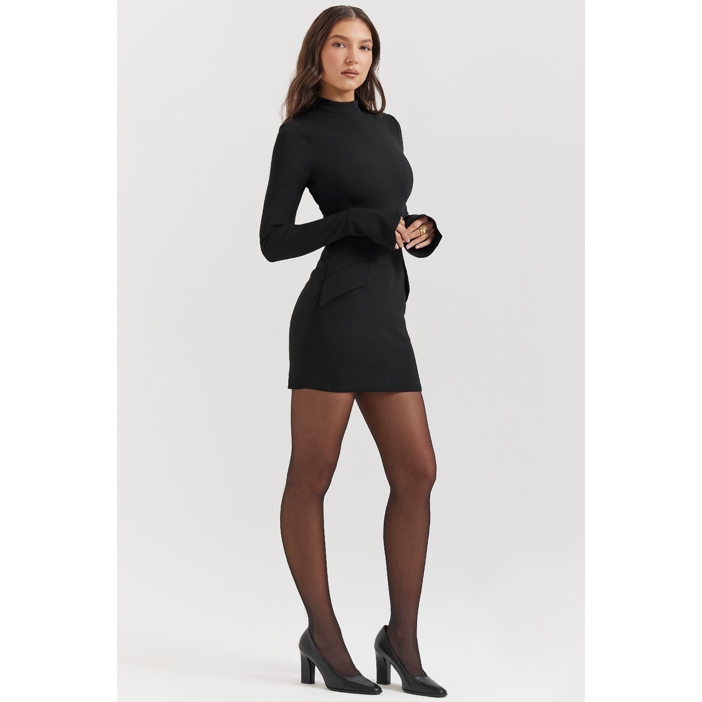 House of CB Mahalia Black Mini Dress