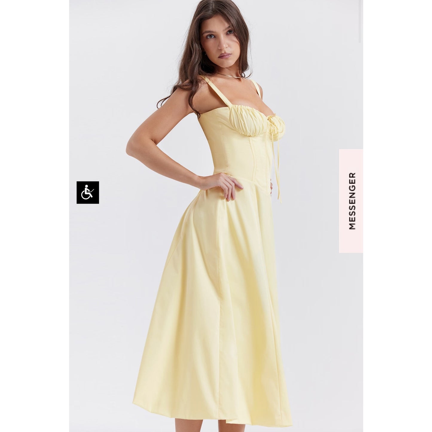 Carmen Buttercup Bustier Sundress House of CB Authentic