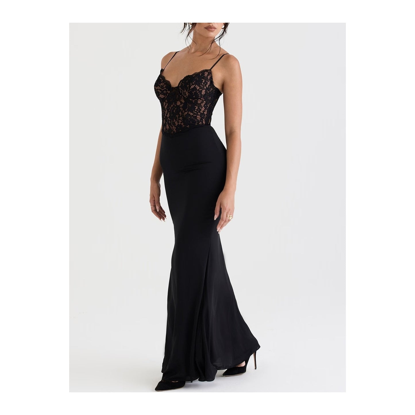 Cara black corset maxi dress - NWOT
