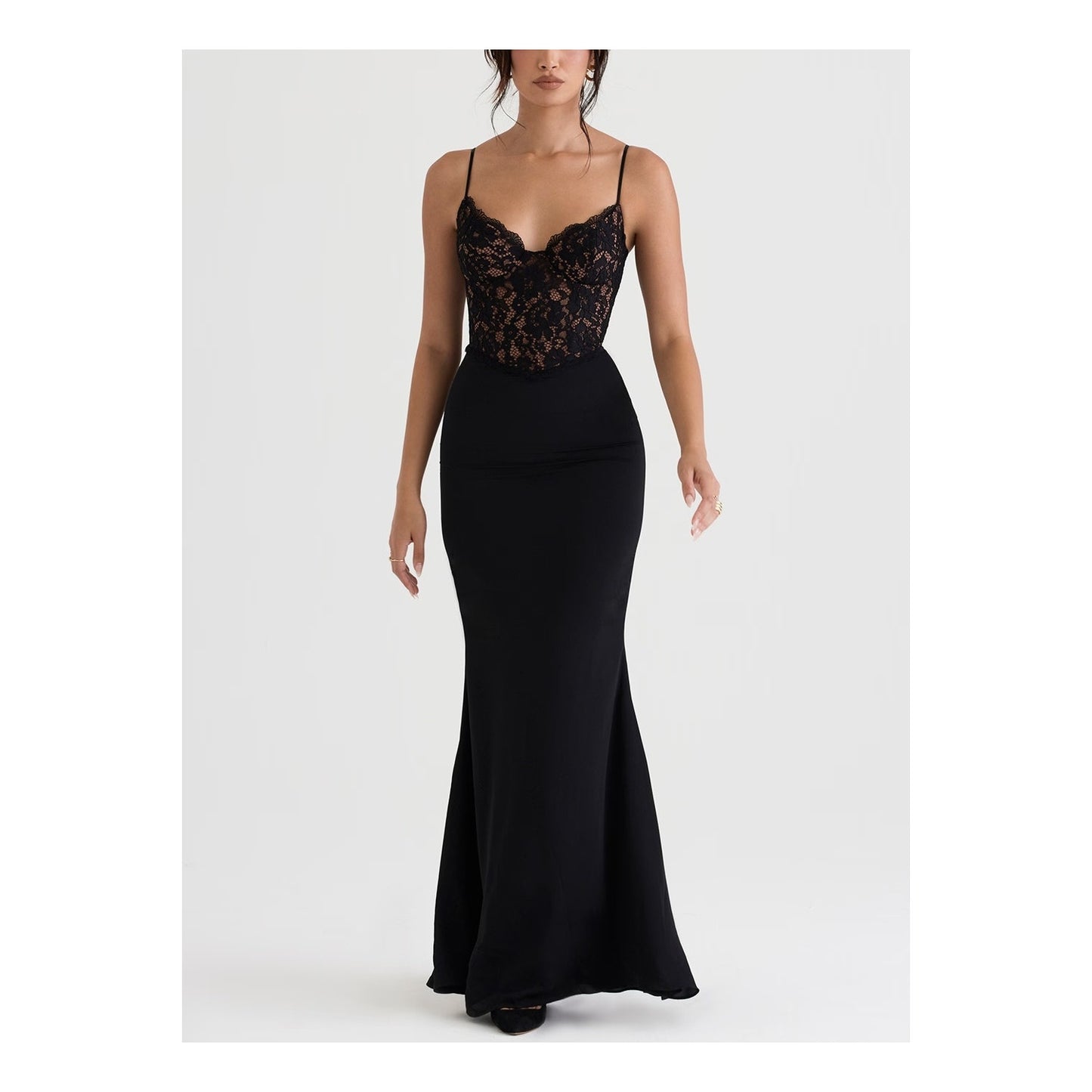 Cara black corset maxi dress - NWOT