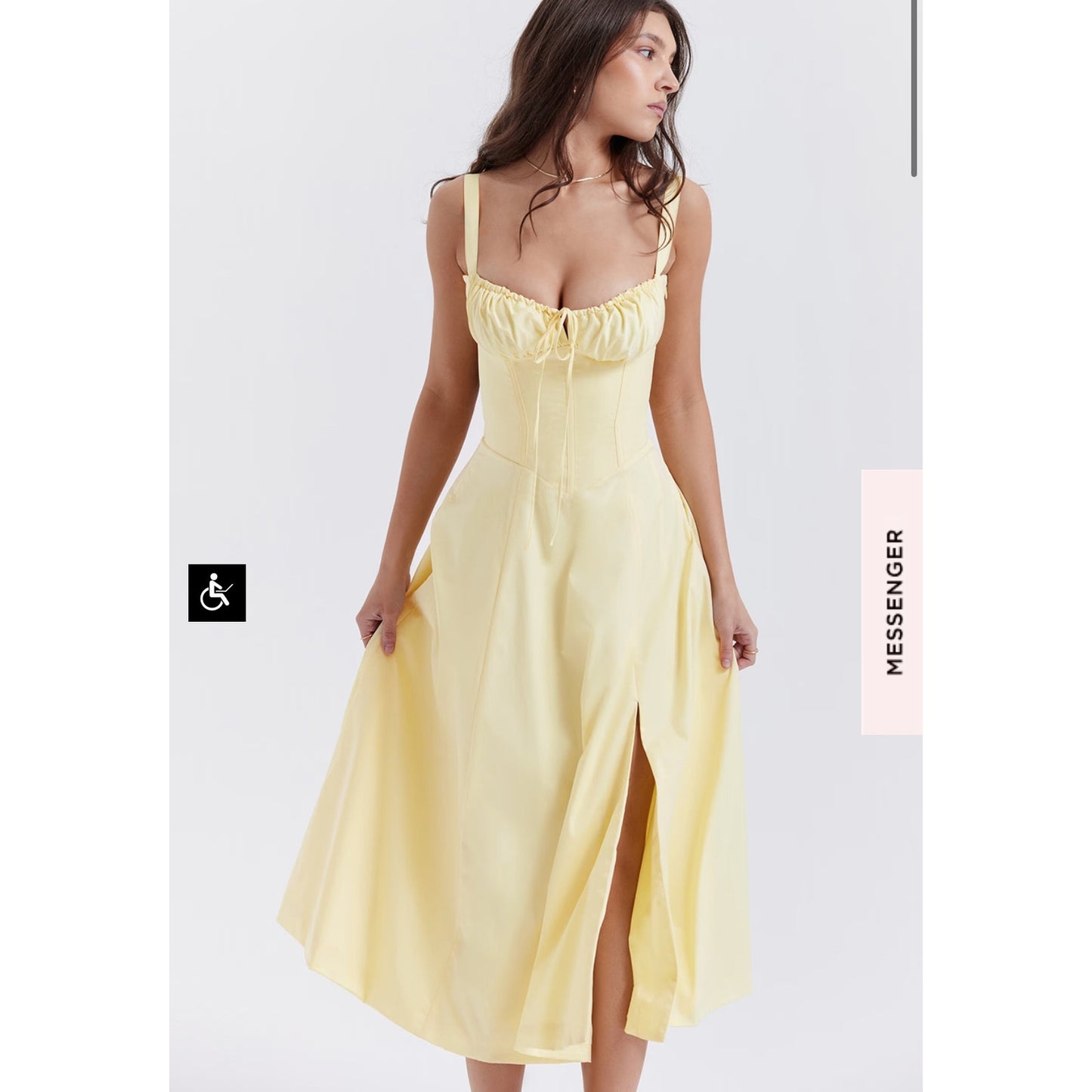Carmen Buttercup Bustier Sundress House of CB Authentic